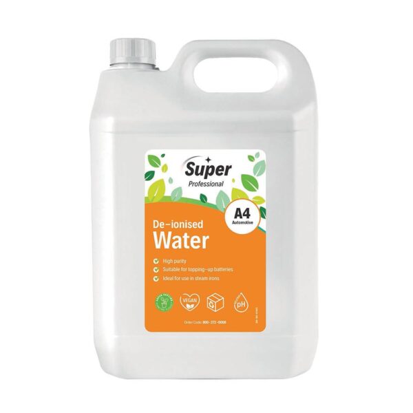 A4 De-ionised Water (5L)