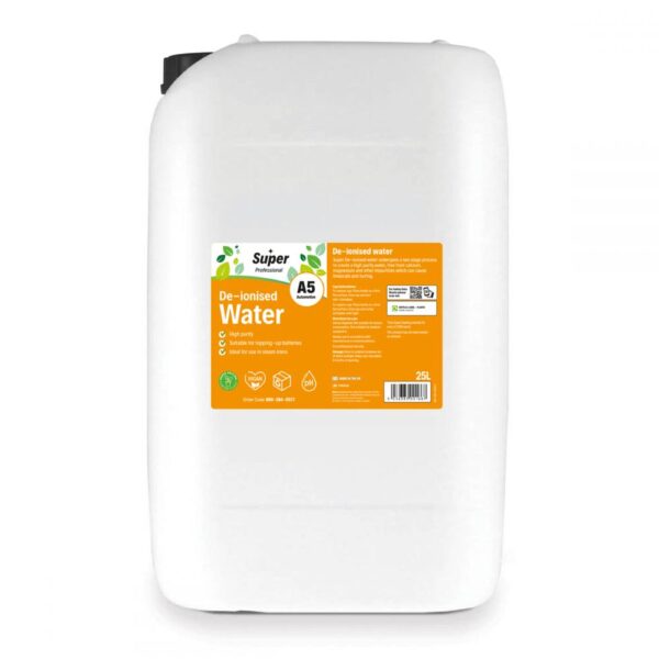 A5 De-ionised Water (25L)