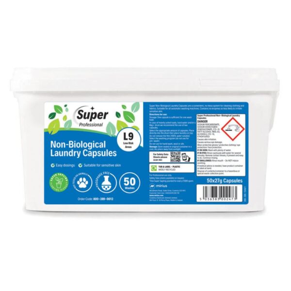 L9 Non-Biological Laundry Capsules (50 washes)