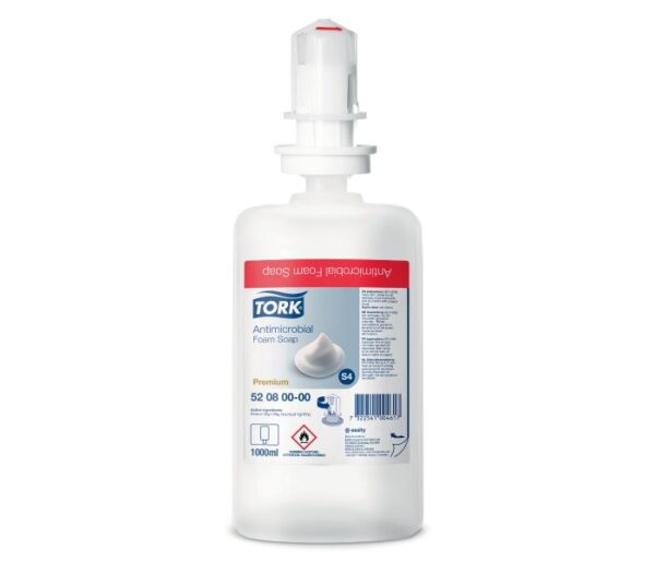 Tork S4 Antimicrobial Foam Soap 6 X 1 Litre