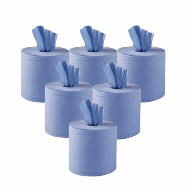 Blue Centrefeed 2PLY 150M X 6